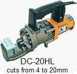 Click here for more about the DC-20HL portable rebar cutter